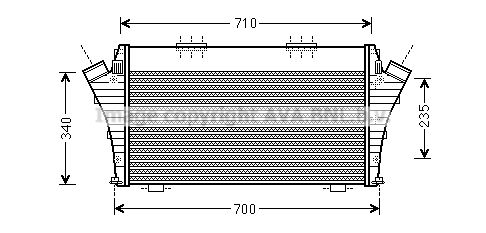 AVA QUALITY COOLING Välijäähdytin FT4389